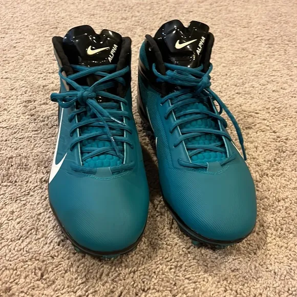 Nike Alpha Talon Elite Football cleats shoes new Eagles color 534769 415 Mens 15