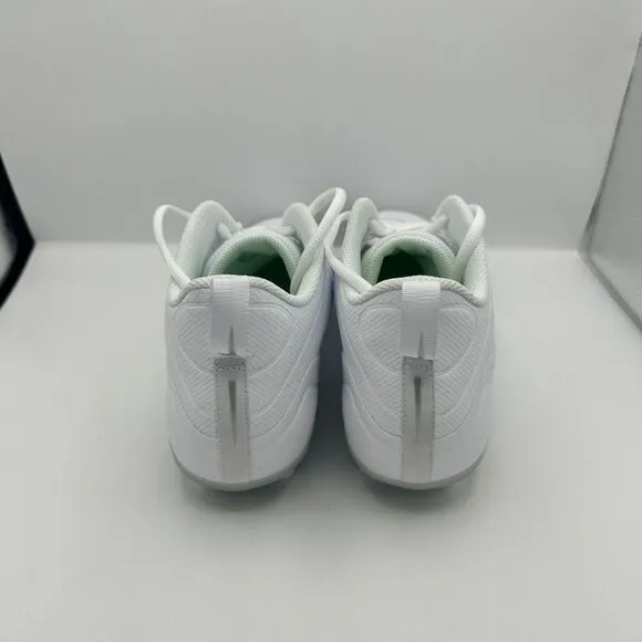 Nike Alpha Huarache 8 Varsity Lacrosse Cleats CZ6558-100 White/Silver Size 12.5
