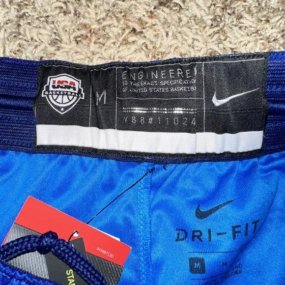 Nike Basketball Team USA Authentic Tokyo Road Blue Short Sample