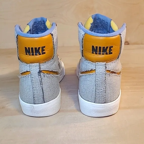 Nike Blazer 77 High-Top Corduroy Suede And Leather 5.5 Mens/7 Womens Sneakers