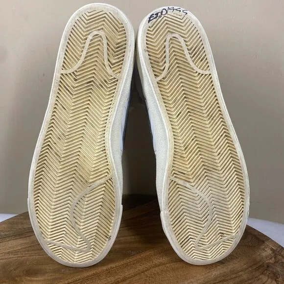 Nike Blazer Mid 77 Vintage Womens White And Black Size 8.5 High Top Shoes