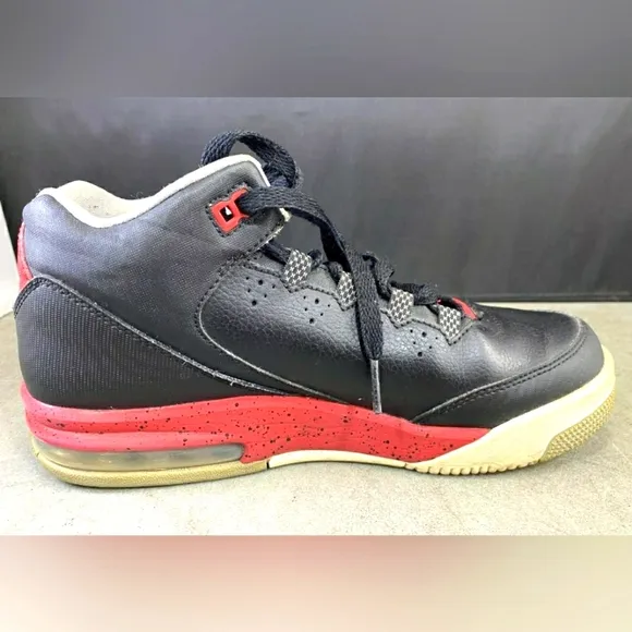 Nike Boys Air Jordan Flight Origin 2  Black Basketball Shoes Sneakers 6.5Y