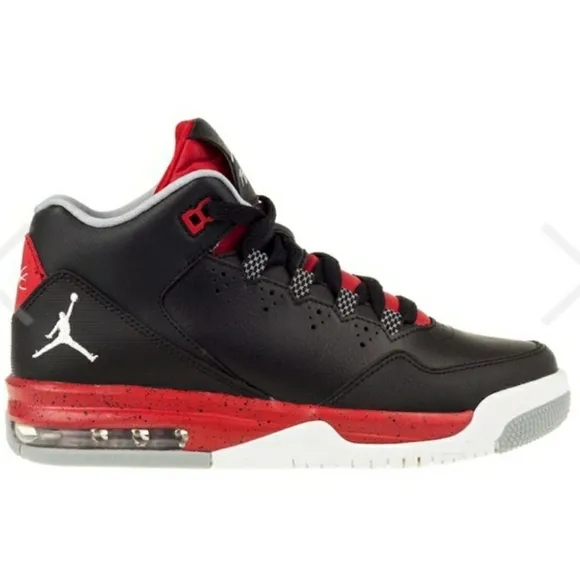 Nike Boys Air Jordan Flight Origin 2  Black Basketball Shoes Sneakers 6.5Y