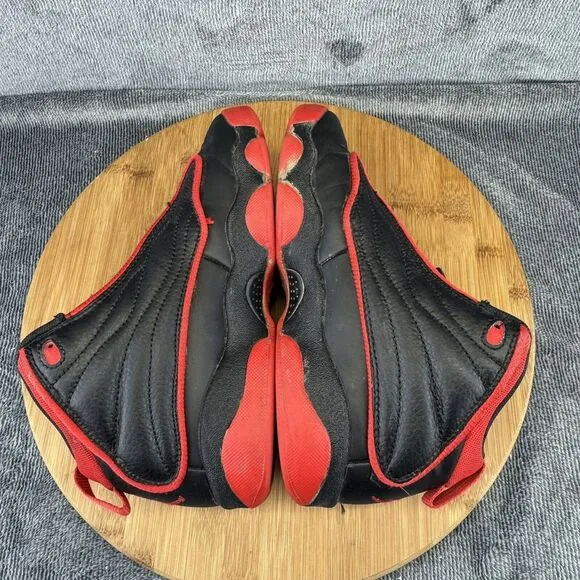 Nike Boys Jordan Pro Strong Size 3Y Shoes Red Black Basketball Training Sneakers