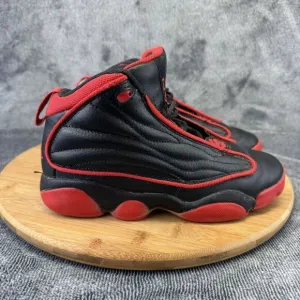 Nike Boys Jordan Pro Strong Size 3Y Shoes Red Black Basketball Training Sneakers