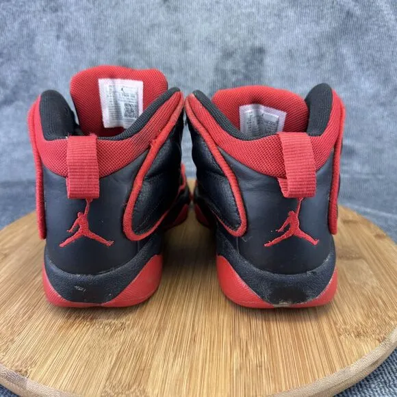 Nike Boys Jordan Pro Strong Size 3Y Shoes Red Black Basketball Training Sneakers