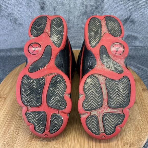 Nike Boys Jordan Pro Strong Size 3Y Shoes Red Black Basketball Training Sneakers