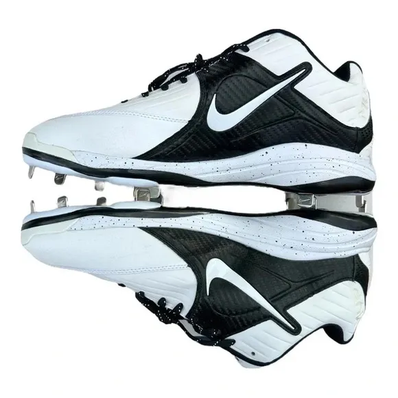 Nike BSBL MVP Pro Metal 2 White Black Baseball Cleats Men’s US Size 13 NWOT