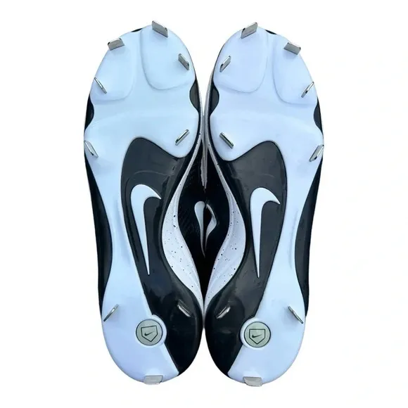 Nike BSBL MVP Pro Metal 2 White Black Baseball Cleats Men’s US Size 13 NWOT