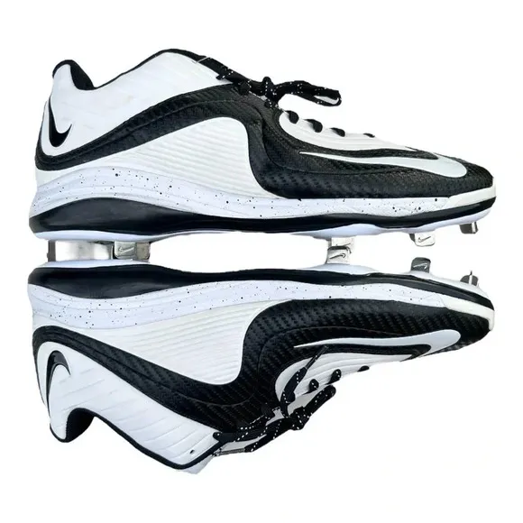 Nike BSBL MVP Pro Metal 2 White Black Baseball Cleats Men’s US Size 13 NWOT