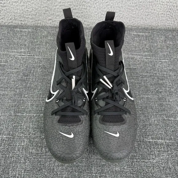 Nike Cleats Mens Size 7 Metal Black Grey Alpha Huarache NXT Baseball DJ6517-010