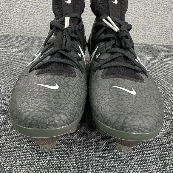 Nike Cleats Mens Size 7 Metal Black Grey Alpha Huarache NXT Baseball DJ6517-010