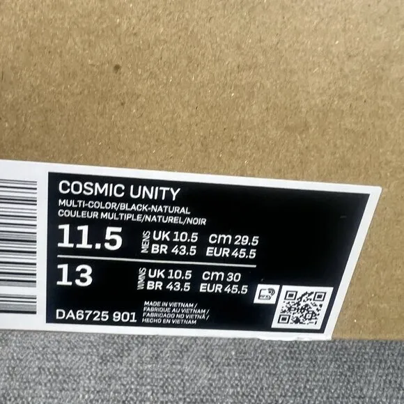 Nike Cosmic Unity Multicolor New Basketball Shoes Mens Size 11.5