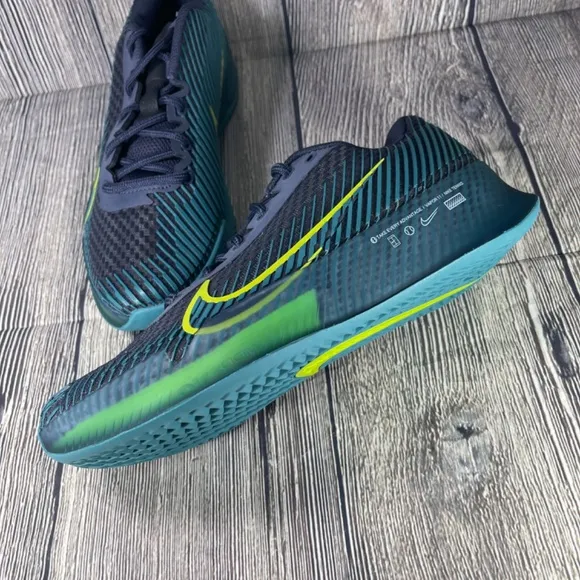Nike Court Air Zoom Vapor 11 Clay Gridiron Green/Cactus/Teal M6.5 W8 DV2014-003