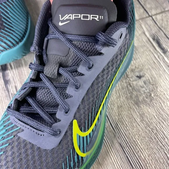 Nike Court Air Zoom Vapor 11 Clay Gridiron Green/Cactus/Teal M6.5 W8 DV2014-003