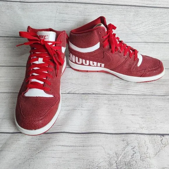 Nike Court Force SP Fragment Design GOODENOUGH Mens Sneakers Red White Size 9.5