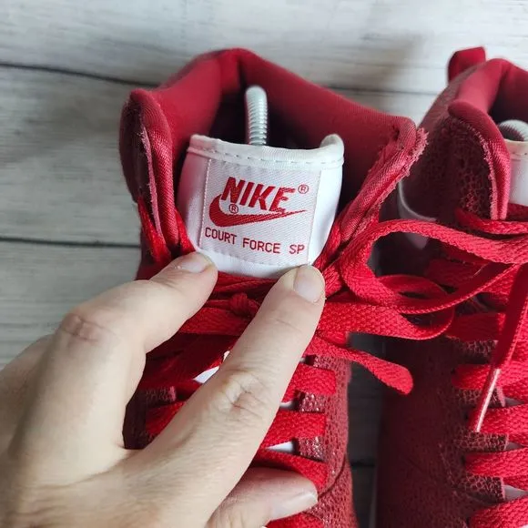 Nike Court Force SP Fragment Design GOODENOUGH Mens Sneakers Red White Size 9.5