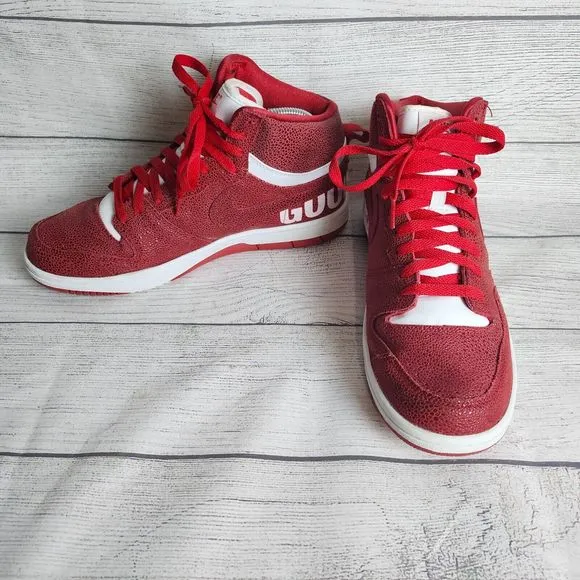 Nike Court Force SP Fragment Design GOODENOUGH Mens Sneakers Red White Size 9.5