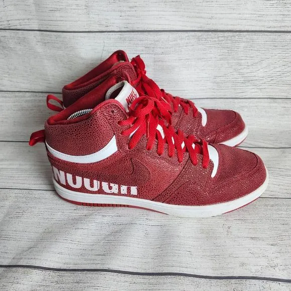 Nike Court Force SP Fragment Design GOODENOUGH Mens Sneakers Red White Size 9.5