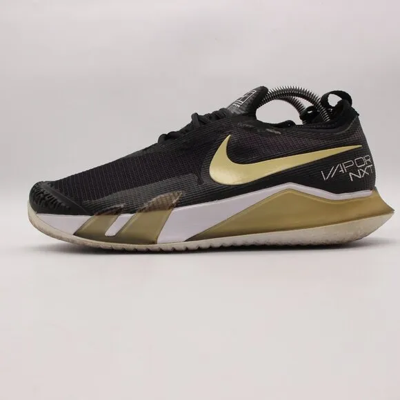 Nike Court React Vapor NXT HC Black Men's 6.5 Women's 8 Tennis Shoes CV0724-002