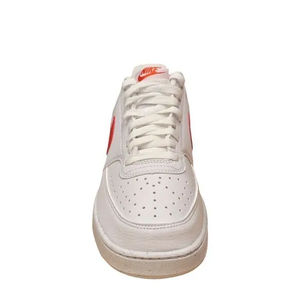 Nike Court Vision Low Next Nature Mens Size's Shoes White Picante Red DH2987-108