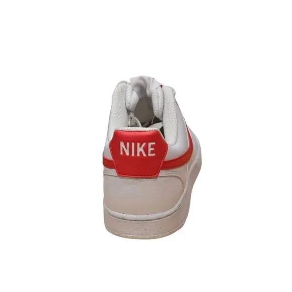 Nike Court Vision Low Next Nature Mens Size's Shoes White Picante Red DH2987-108