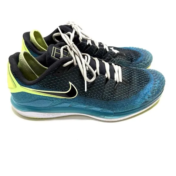 Nike Court Zoom Air Vapor X Knit Agassi Federer AR0496-400 Tennis Shoes Size 14