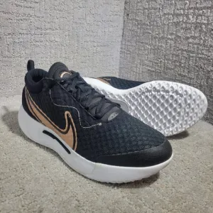Nike Court Zoom Pro Women's Size 9.5 US Black Bronze Tennis Shoes DH0990-091