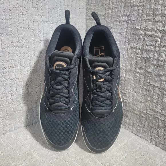 Nike Court Zoom Pro Women's Size 9.5 US Black Bronze Tennis Shoes DH0990-091
