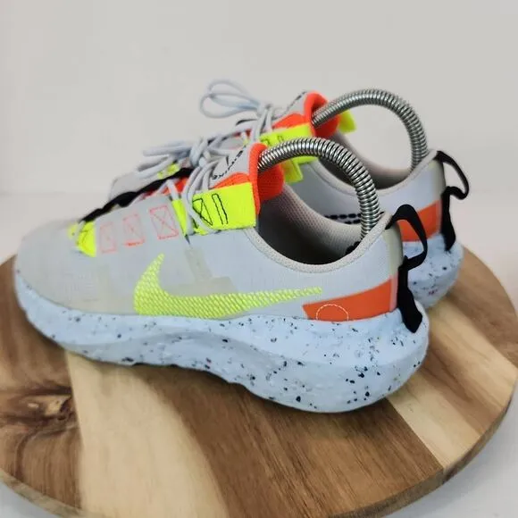 Nike Crater Impact Football Grey Volt Women's Size 7 CW2386-002