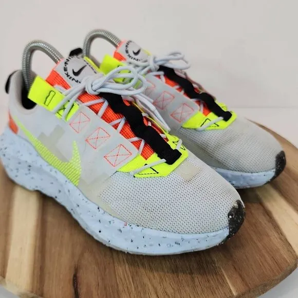 Nike Crater Impact Football Grey Volt Women's Size 7 CW2386-002