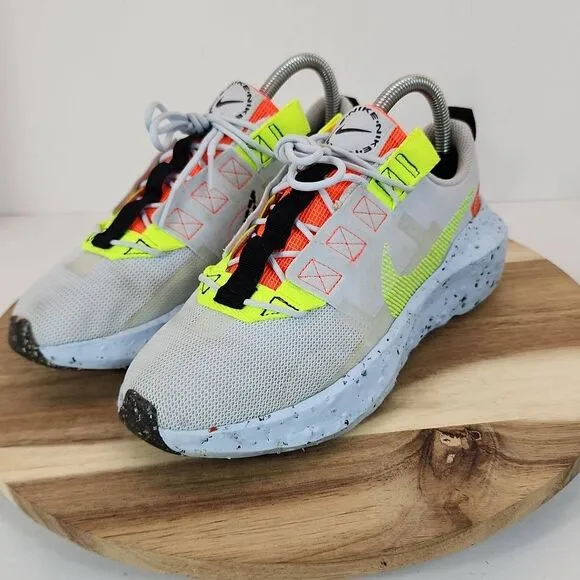Nike Crater Impact Football Grey Volt Women's Size 7 CW2386-002