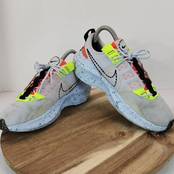 Nike Crater Impact Football Grey Volt Women's Size 7 CW2386-002