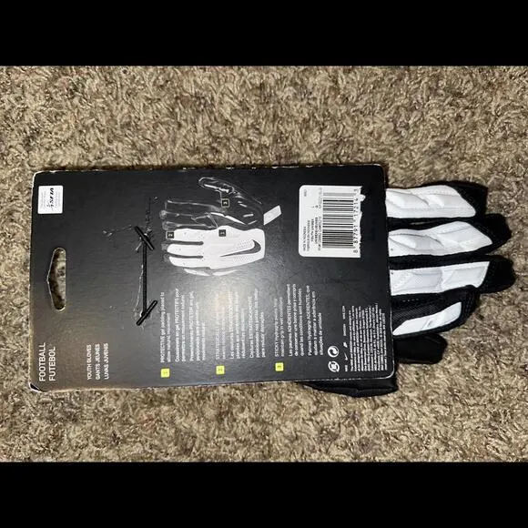 Nike D-Tack 6.0 Youth Lineman Padded Football Gloves