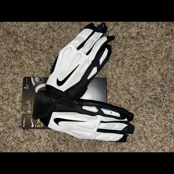 Nike D-Tack 6.0 Youth Lineman Padded Football Gloves