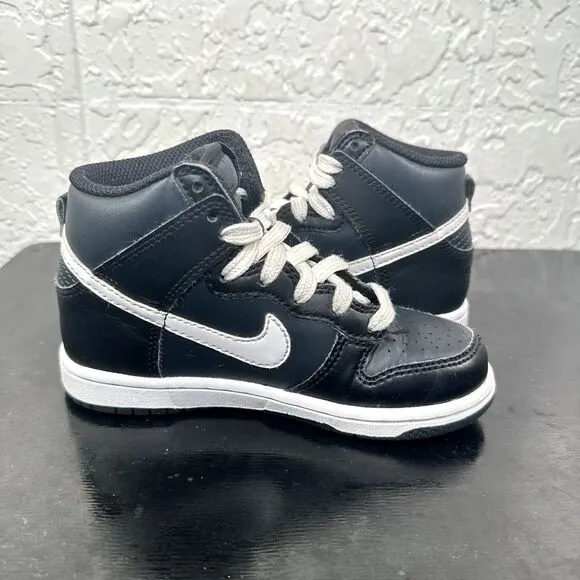 Nike‎ Dunk High Shoes Boys Size 11 C Black Top Venom Anthracite DH9753-001