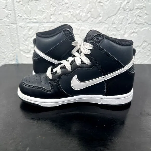 Nike‎ Dunk High Shoes Boys Size 11 C Black Top Venom Anthracite DH9753-001