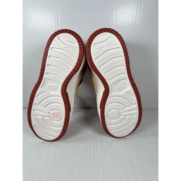 Nike Dunk High Up Rebel Cinnabar Red Yellow Ochre Lapis Womens Size 7 DH3718-600