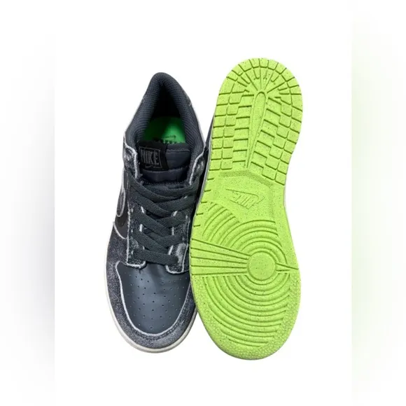 NIKE Dunk Low Se, DQ6216 001, Iron grey/Phantom-grost Green, Boys shoes, size 3
