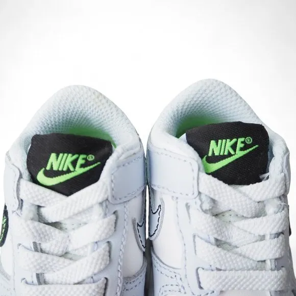 Nike Dunk Low TD 'Grey Green Strike' Sneakers FB9107-107 Infant 2C