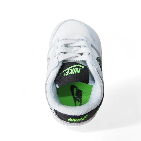 Nike Dunk Low TD 'Grey Green Strike' Sneakers FB9107-107 Infant 2C