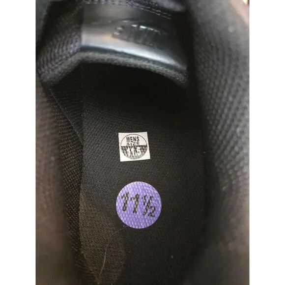Nike Ebernon Low Shoes 11.5 Triple Black Walking Outdoor AQ1775-003 Worn Once