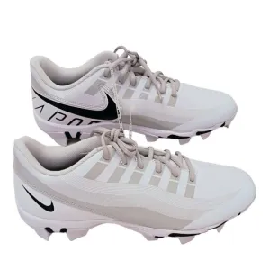 Nike FASTFLEX VAPOR Sz 11 Pro Football Cleats White SILVER Laced DQ5114-100 New