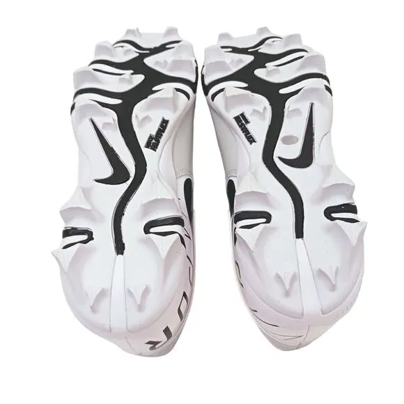 Nike FASTFLEX VAPOR Sz 11 Pro Football Cleats White SILVER Laced DQ5114-100 New