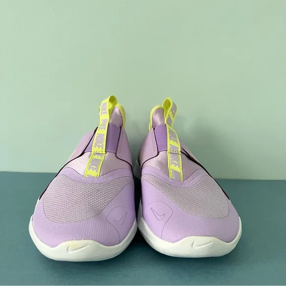 Nike Flex Runner Lilac Purple Lemon Twist Girls Road Running Tennis Shoes