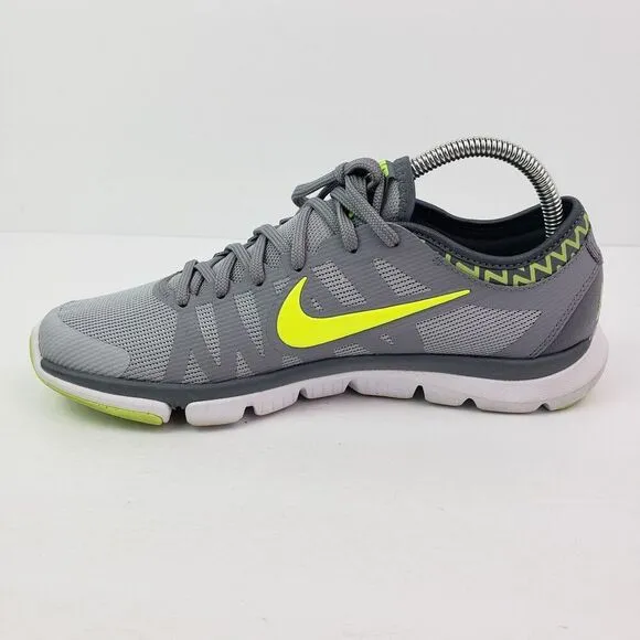 Nike Flex Supreme TR 3 Womens Sz 9 Grey Green Training Sneaker Shoes 683138 005
