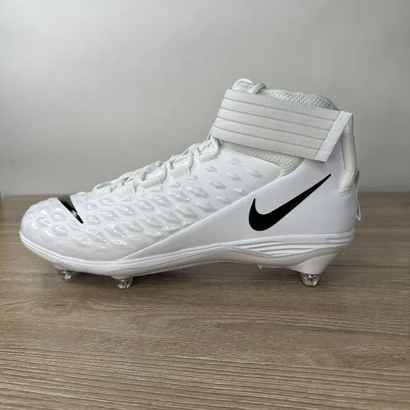 Nike Football Cleats Mens 11.5 White Force Savage Pro 2 Detachable‎ BV3981-100