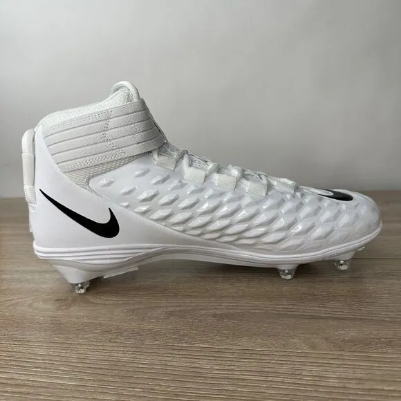 Nike Football Cleats Mens 11.5 White Force Savage Pro 2 Detachable‎ BV3981-100