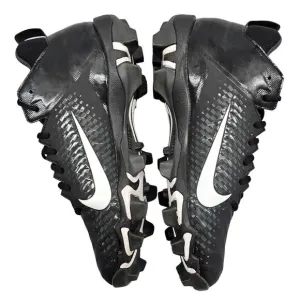 Nike Football Cleats Mens Size 9 Alpha Menace 2 Shark Black White Athletic