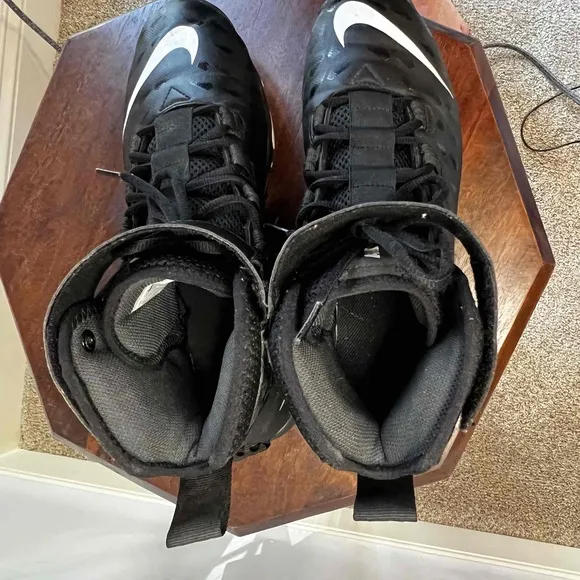 Nike Force Savage Black Size 10 Elite 2 High Anthracite Football Cleats